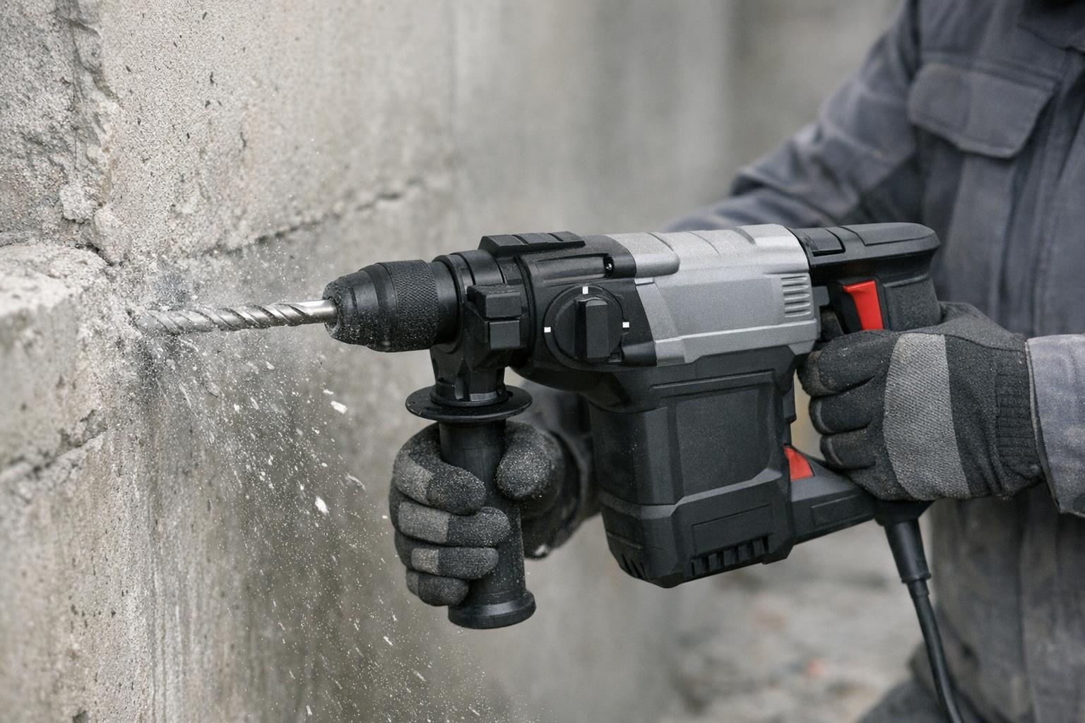 Młotowiertarka SDS +: niezawodny partner prac remontowo-budowlanych